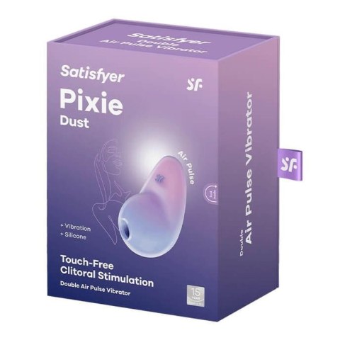 Satisfyer Pixie Dust violet/pink - bezdotykowy masażer łechtaczki