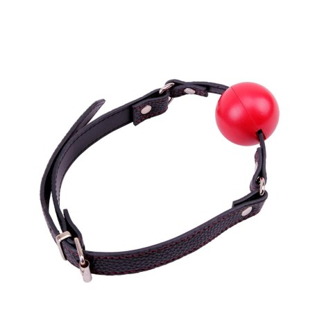 Red Ball Gag - Knebel z kulką - Knebel z krążkiem