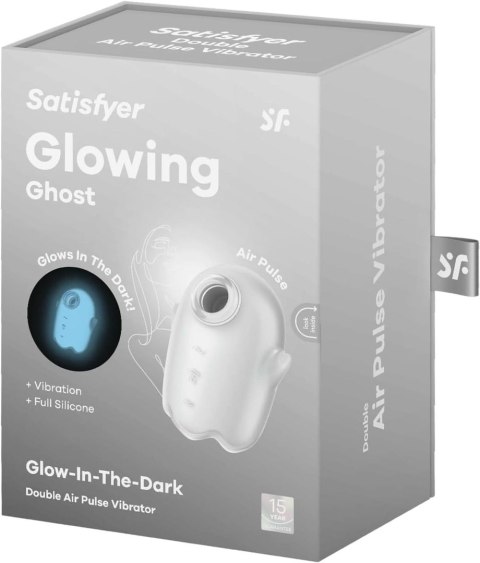 Satisfyer Glowing Ghost White - bezdotykowy masażer łechtaczki