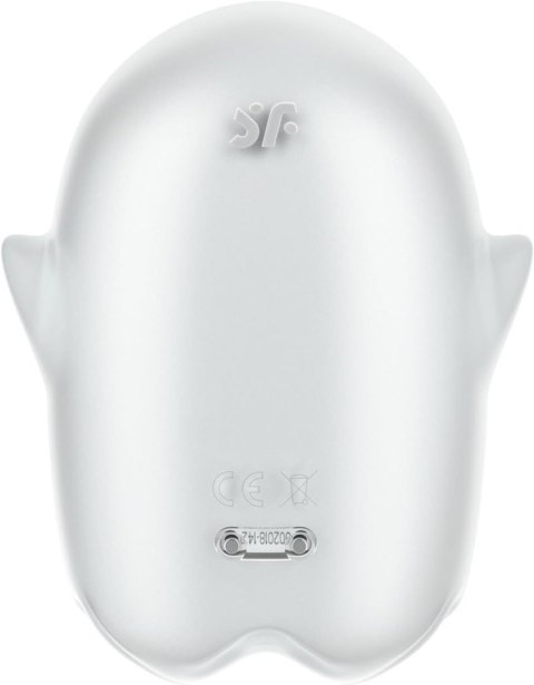 Satisfyer Glowing Ghost White - bezdotykowy masażer łechtaczki