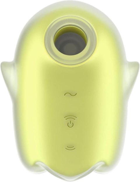 Satisfyer Glowing Ghost Yellow - bezdotykowy masażer łechtaczki