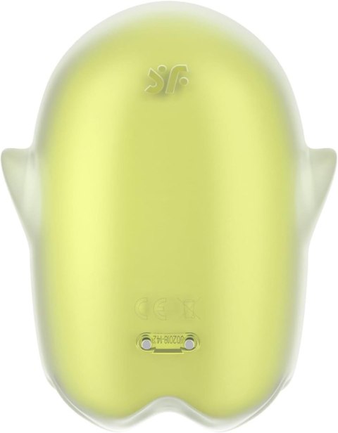 Satisfyer Glowing Ghost Yellow - bezdotykowy masażer łechtaczki