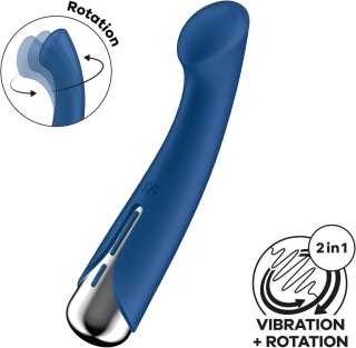 Satisfyer Spinning G-Spot 1 Blue - wibrator punktu G