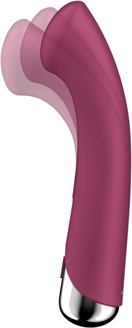 Satisfyer Spinning G-Spot 1 Red - wibrator punktu G