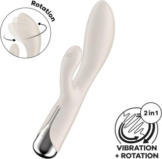 Satisfyer Spinning Rabbit 1 Beige - Wibrator króliczek