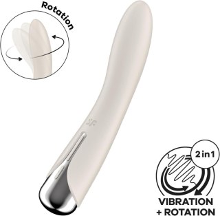 Satisfyer Spinning Vibe 1 Beige - wibrator punktu G