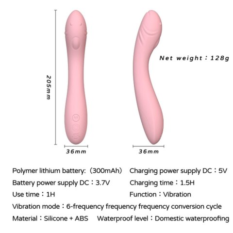 VIBRATOR PINK - wibrator punktu G