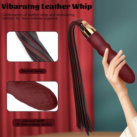 Virbating flogger - Wibrator analny