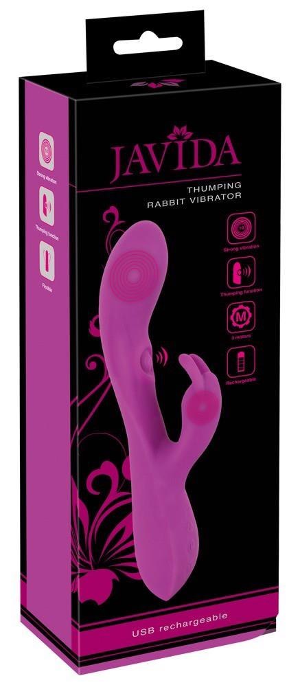 Javida Thumping Rabbit Vibrator - Wibrator króliczek