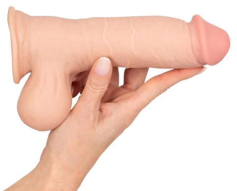 NS Dildo with movable skin 20 - Realistyczne dildo na przyssawce