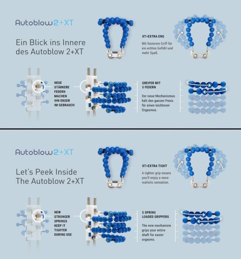 Autoblow 2+XT B - luksusowy masturbator automatyczny