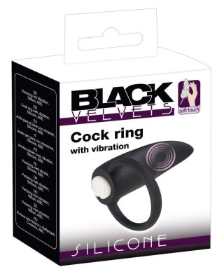 BV Cock ring with vibration - Wibrujący pierścień erekcyjny