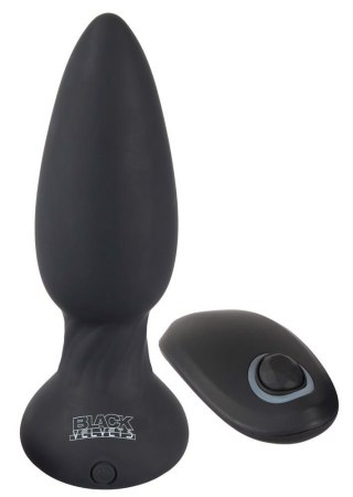 Black Velvets RC Vibrating Plu - WIbrujący korek analny na pilota