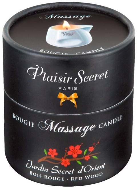 Massage Candle Red Wood 80 ml - Świeca do masażu