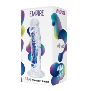 AL.Empire (Jelly Clear) - Dildo z przyssawką