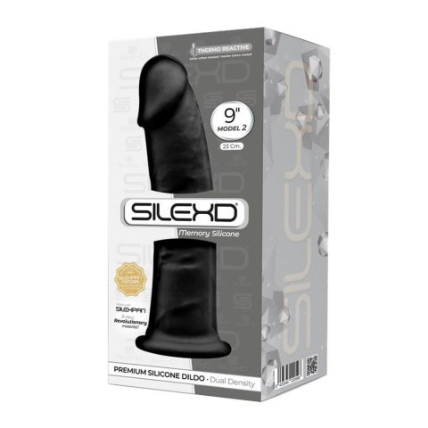 S.D Model 2 ( 9"""""""" ) - Czarne dildo z przyssawką