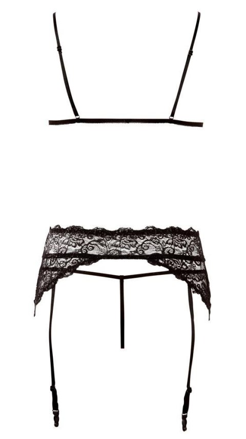 Lace Suspender Set M