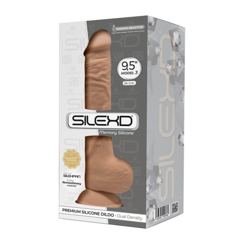 SD. Model 3 (9'5'') ZD01 Caramel BOX - Realistyczne dildo cyberskóra