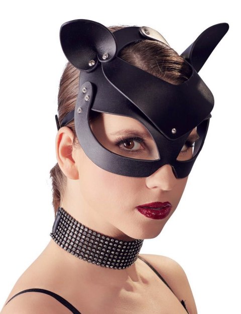 Bad Kitty Cat Mask Rhinestones