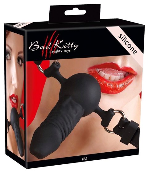 Gag Ball Silicone - Knebel z penisem