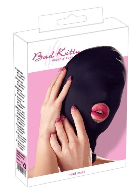 Head mask mouth black BK