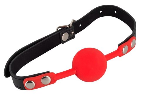 Red Gag silicone - Knebel z kulką