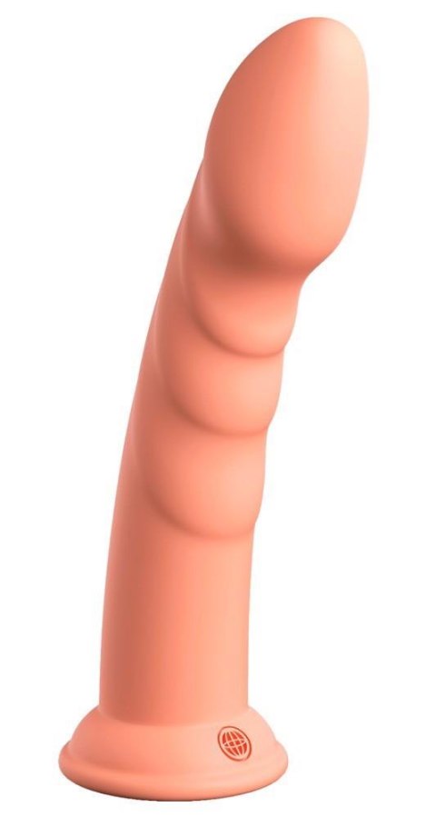 DP Super Eight Peach 8 inch - Realistyczne dildo na przyssawce