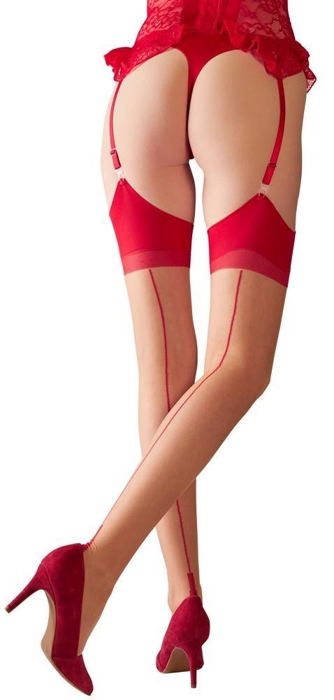 Stockings skin/red 3