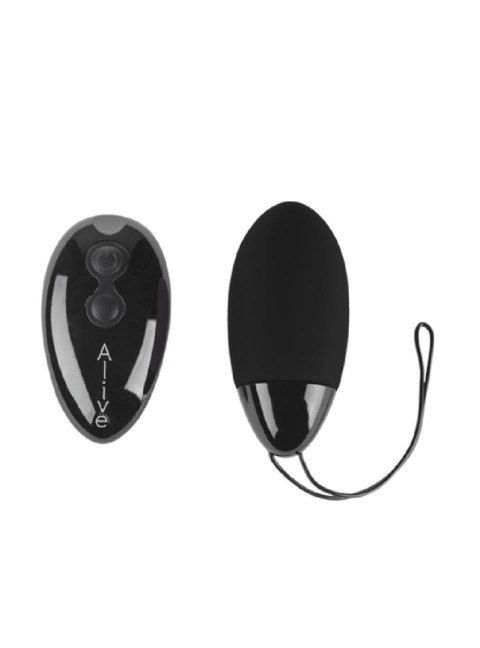 Magic Egg Max Remote control. Func:10.Black. AAA - wibrator jajeczko