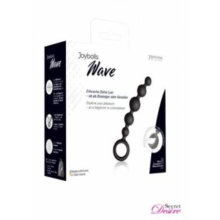 Plug/kulki-Joyballs anal Wave, short, black - Koraliki analne