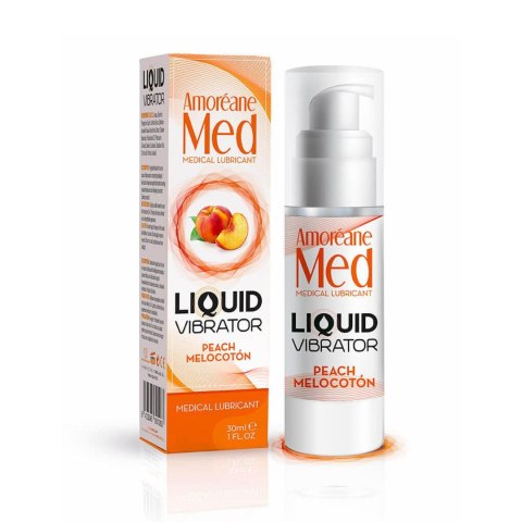 Liquid Vibrator Peach 30ml. - Żel stymulujący dla par