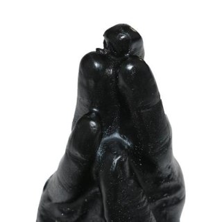 All Black Fisting Hand 18 cm - Duże dildo na przyssawce