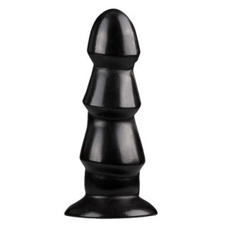 Dildo All Black 17 cm - dildo analne