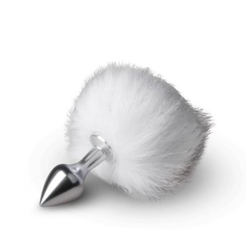 Bunny Tail Plug No. 1 - Silver/WhiteKorek analny - korek analny z ogonem