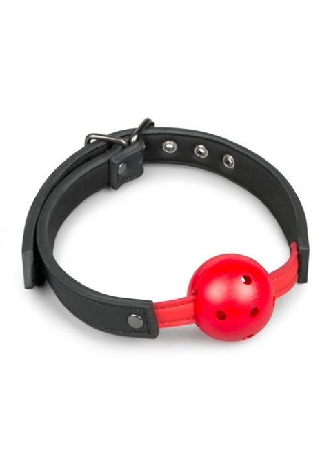 Ball Gag With PVC Ball - Red - Knebel z kulką