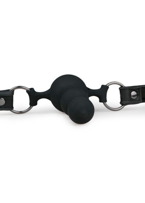 Ball Gag With Silicone Beads - Knebel w kształcie koralików analnych