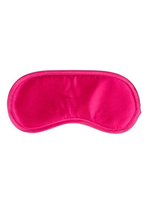 Maska-Pink Satin Eye Mask