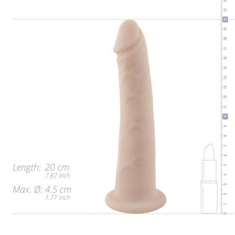 No-Parts - Rowan Realistic Dildo 20 cm - Realistyczne dildo na przyssawce