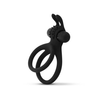 Share Ring - Double Vibrating Cock Ring with Rabbit Ears - Wibrujący pierścień erekcyjny