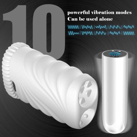 Soft Vibrating Bullet Stroker - Maturbator wibrujący