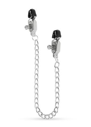 Stymulator-Big Nipple Clamps With Chain - Zaciski na sutki