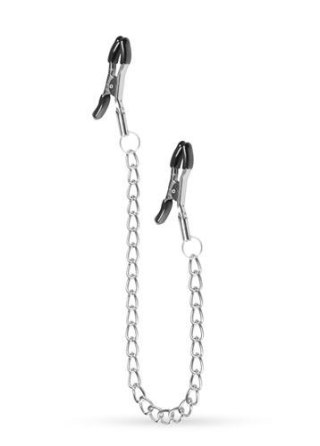 Stymulator-Classic Nipple Clamps With Chain - Zaciski na sutki