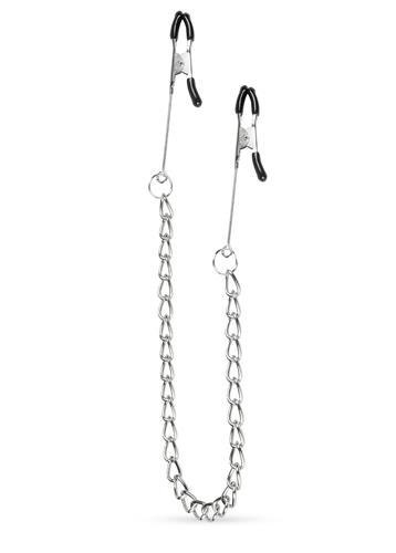 Stymulator-Long Nipple Clamps With Chain - Zaciski na sutki