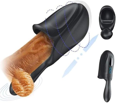 Adjustable male penis masturbator - Maturbator wibrujący