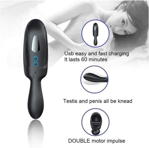 Adjustable male penis masturbator - Maturbator wibrujący