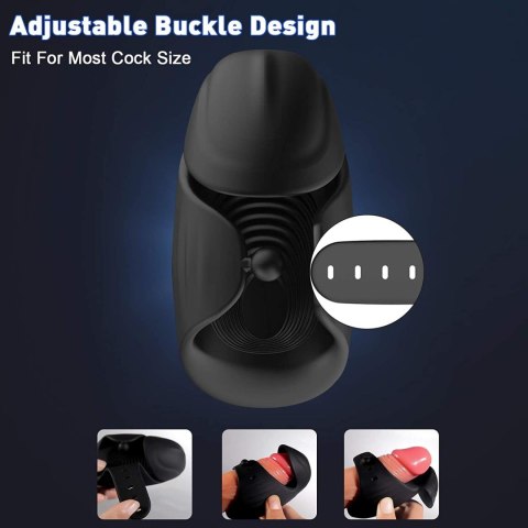 Adjustable wearable Penis vibrator - Maturbator wibrujący