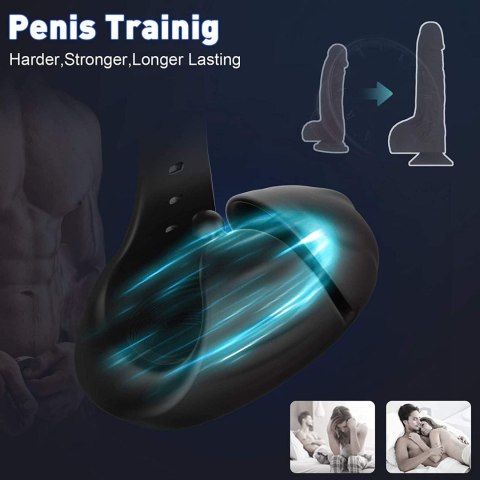 Adjustable wearable Penis vibrator - Maturbator wibrujący