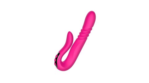 Deluxe Twirling Vibrating Thruster RED - wibrator punktu G