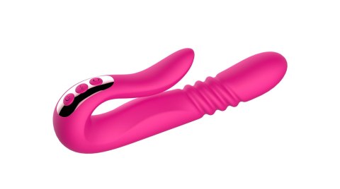 Deluxe Twirling Vibrating Thruster RED - wibrator punktu G