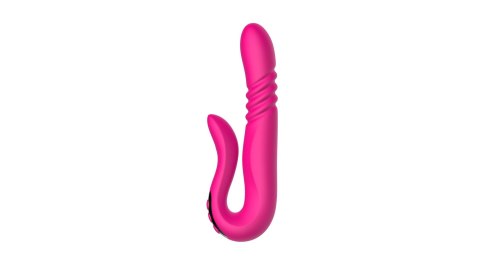 Deluxe Twirling Vibrating Thruster RED - wibrator punktu G